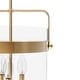 preview thumbnail 7 of 10, Hunter Karloff Clear Glass Bell-Shaped Pendant - Kitchen Island, Dining Room, Entry - Modern Farmhouse, Rustic, Industrial