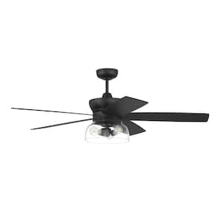 Gibson 52" Ceiling fan no Wifi - Flat Black