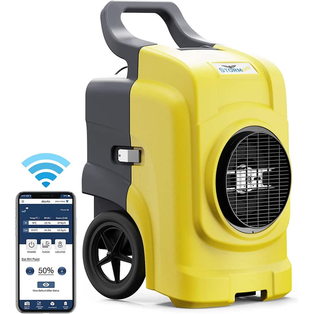 AlorAir 270 PPD Smart Wi-Fi Commercial Dehumidifier, Storm Elite Large Industrial Dehumidifier with Pump