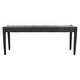 preview thumbnail 15 of 29, SAFAVIEH Bandelier Wood and Leather Bench. - 47" W x 16" D x 19" H