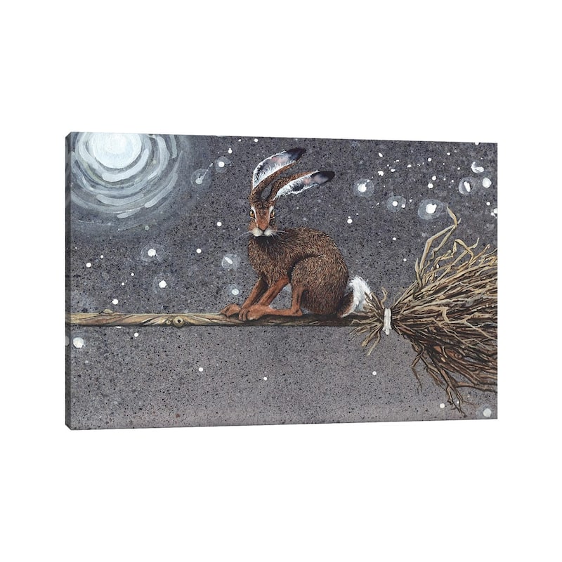 iCanvas "Flyaway Hare" by Maggie Vandewalle Canvas Print