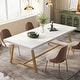 preview thumbnail 16 of 20, Dining Table for 8 People, 70.87-inch Rectangular Wood Kitchen Table