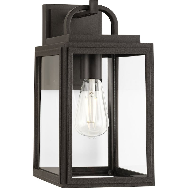 Grandbury Collection One-Light Bronze Outdoor Wall Lantern DURASHIELD - 7.125 in x 8 in x 13.625 in - 7.125 in x 8 in x 13.625 in