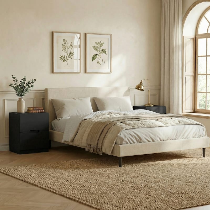 Handless Nightstand Set of 2 with 2 Drawers