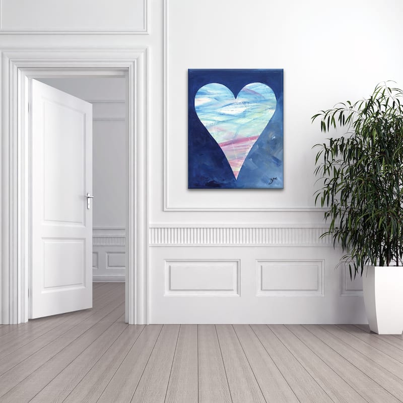 Porch & Den Zane Heartwork Antoine Canvas Art Set