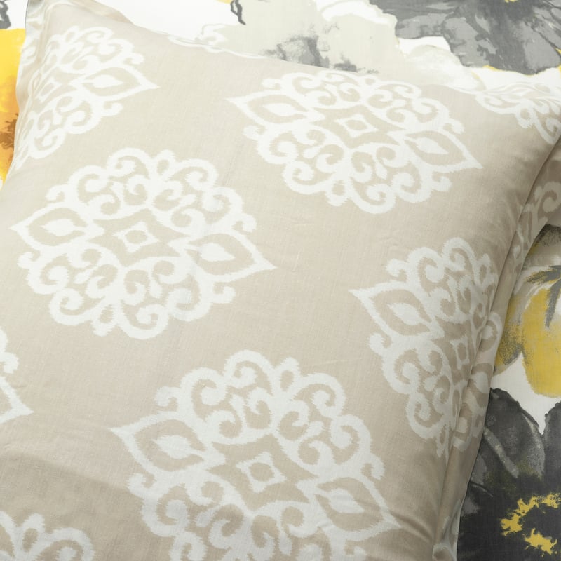 Lush Decor Leah Reversible Cotton Duvet Cover 3 Piece Set