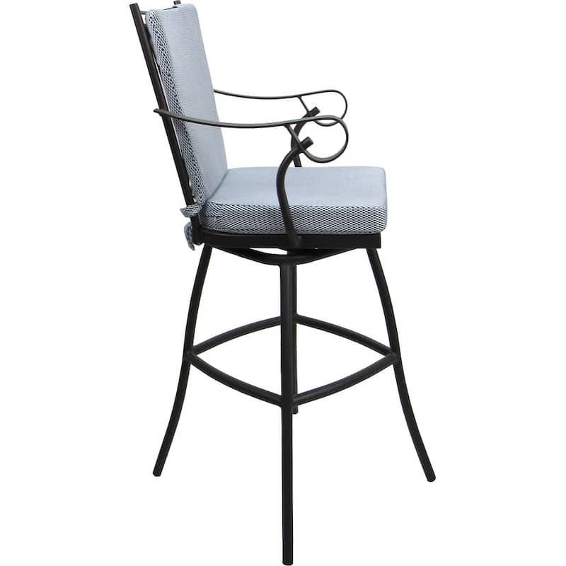 Outdoor or Indoor Counter 26", 30" or Extra Tall 34" Bar Stool - Jamey