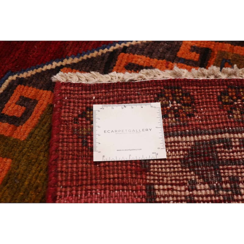 ECARPETGALLERY Hand-knotted Konya Anatolian Dark Red Wool Rug - 3'3 x 12'4