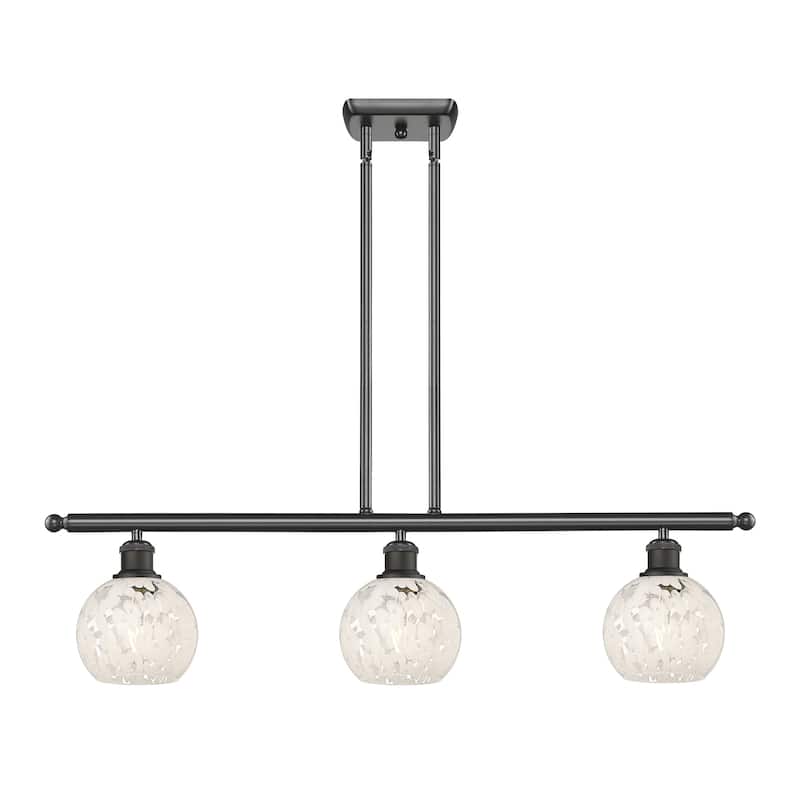 Innovations Lighting 516-3I-9-36-White Mouchette-Indoor Pendant White