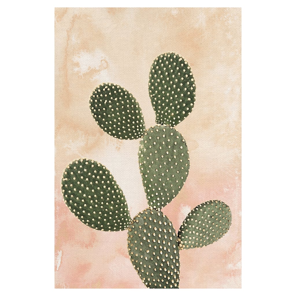 Desert Wash Coral I by Belle Maison Canvas Art Print