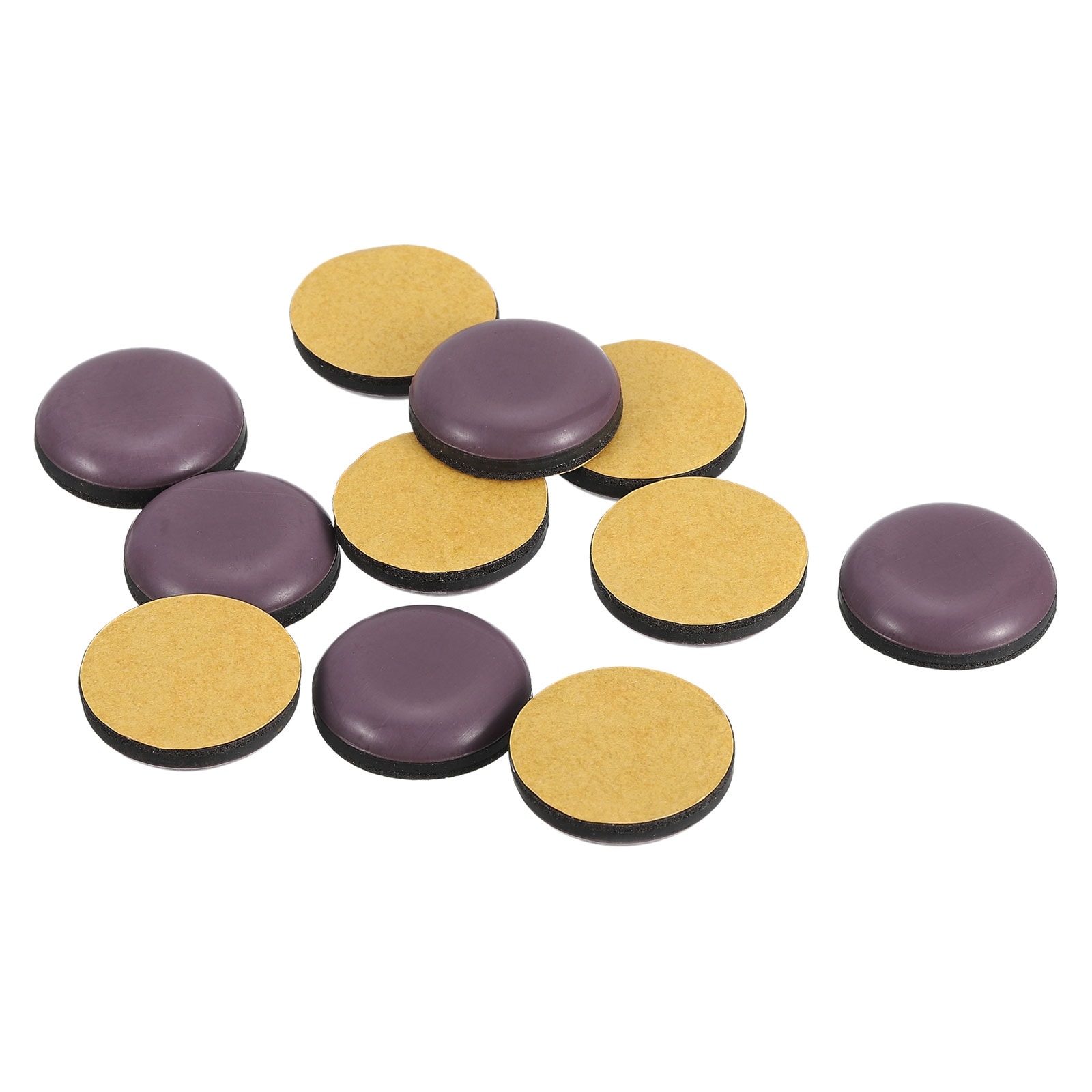 20 Pcs Furniture Sliders Square Self Adhesive Tiles, 25mm Chair Leg Glides Heavy Furniture Glides For Pad Carpet Floor Easy Move - View #4