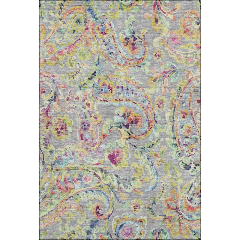 Premium Washable Super Soft Paisley Mayfield Rug