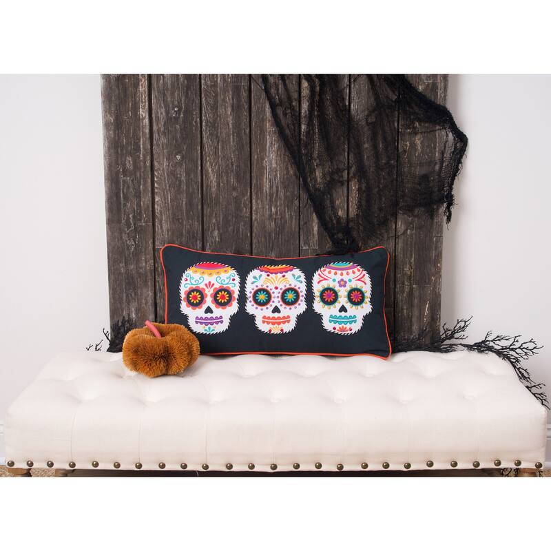 Sugar Skull Trio Pillow