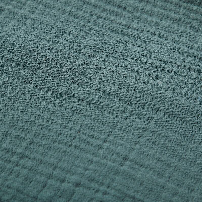 HiEnd Accents 100% Cotton Voile Muslin Gauze Soft and Lightweight Bedding 3 Piece Comforter Set