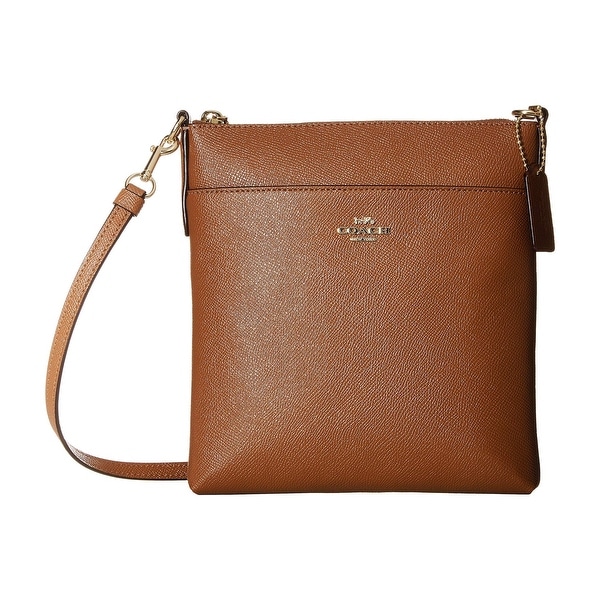 Shop COACH Crossgrain Messenger Crossbody - Saddle - Free Shipping Today - Overstock - 28555829