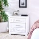 preview thumbnail 10 of 23, SAFAVIEH Raina Three Drawer Greek Key Night Stand