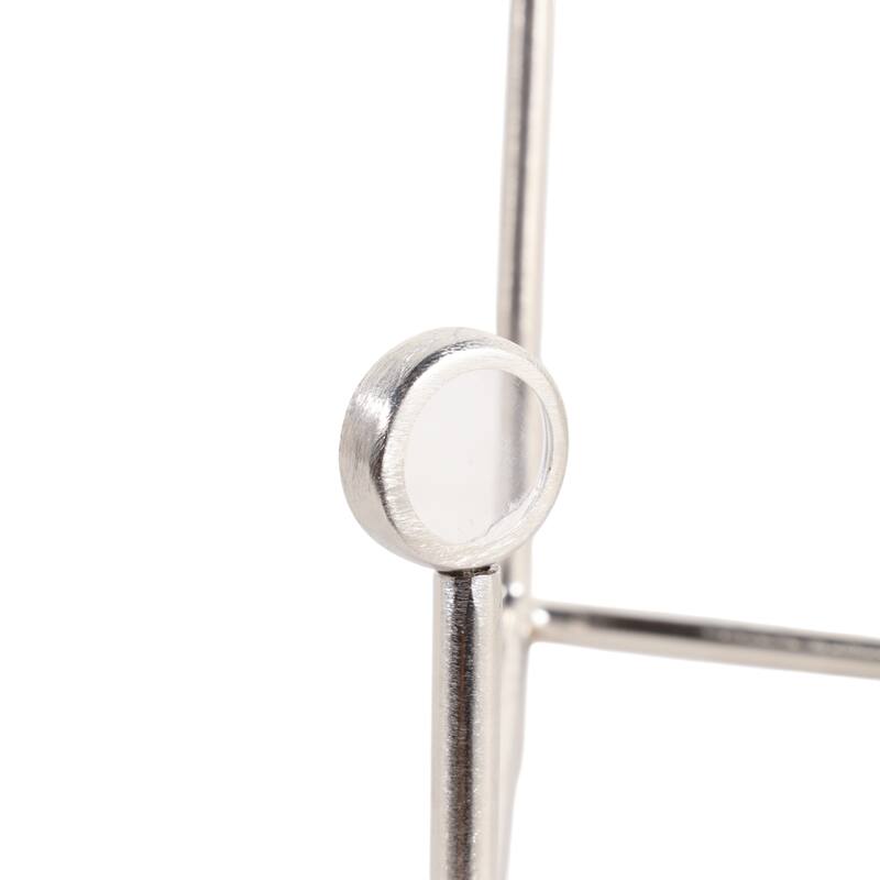 Stylish Metal and Acrylic Easel Stand Decorative Object