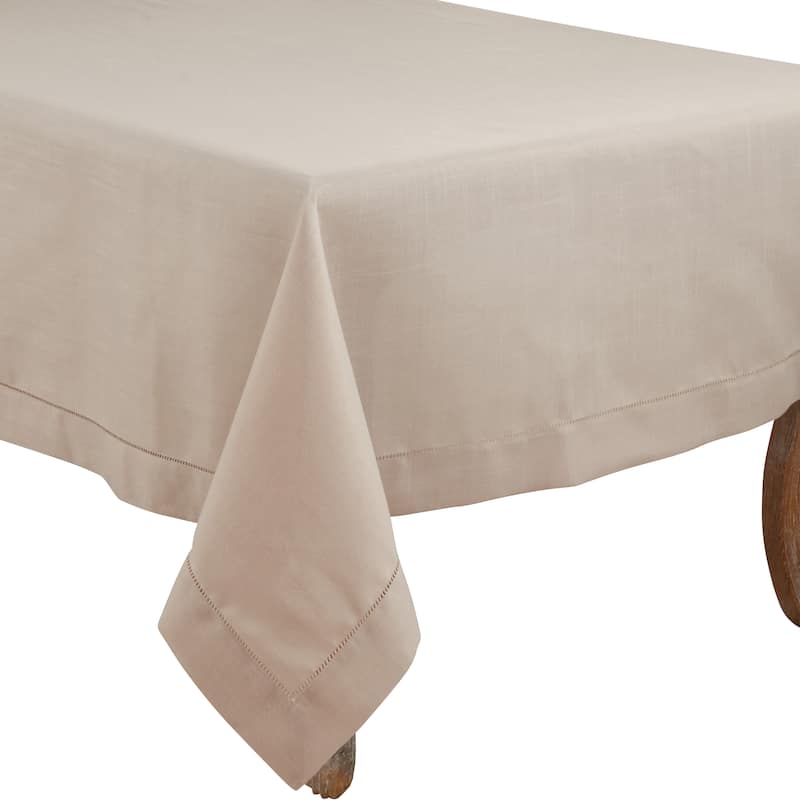 Classic Hemstitch Border Tablecloth