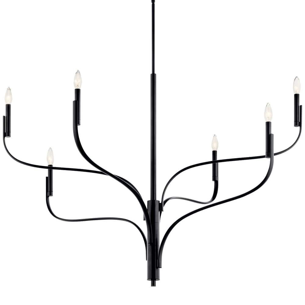 Kichler 52674 Livadia 6 Light 48" Wide Taper Candle Style Chandelier