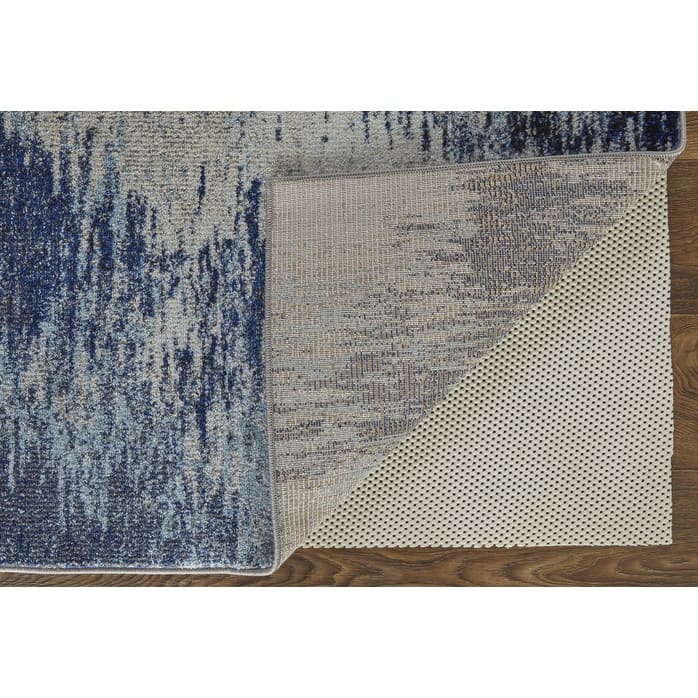 Xuxe Power Loomed Abstract Stain Resistant Area Rug By HomeRoots - 3' x 5'