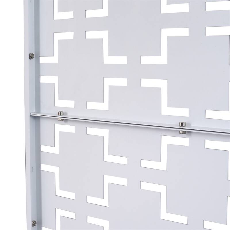 Outdoor & Indoor Privacy Screen Metal Privacy Screen 76" H×48" W