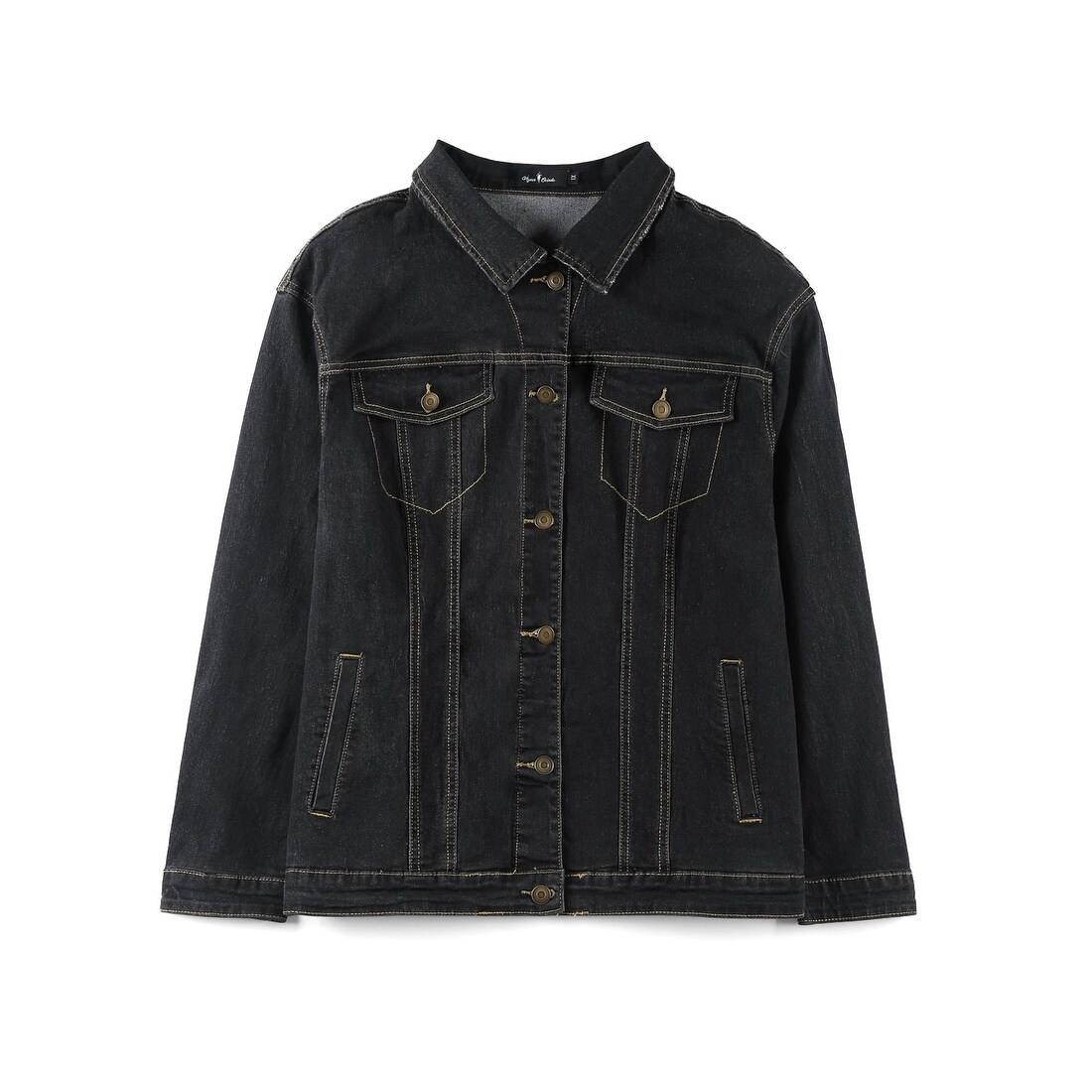 black denim jacket womens plus size
