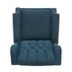 preview thumbnail 57 of 64, Christopher Knight Home Walter Button-tufted Reclining Club Chair