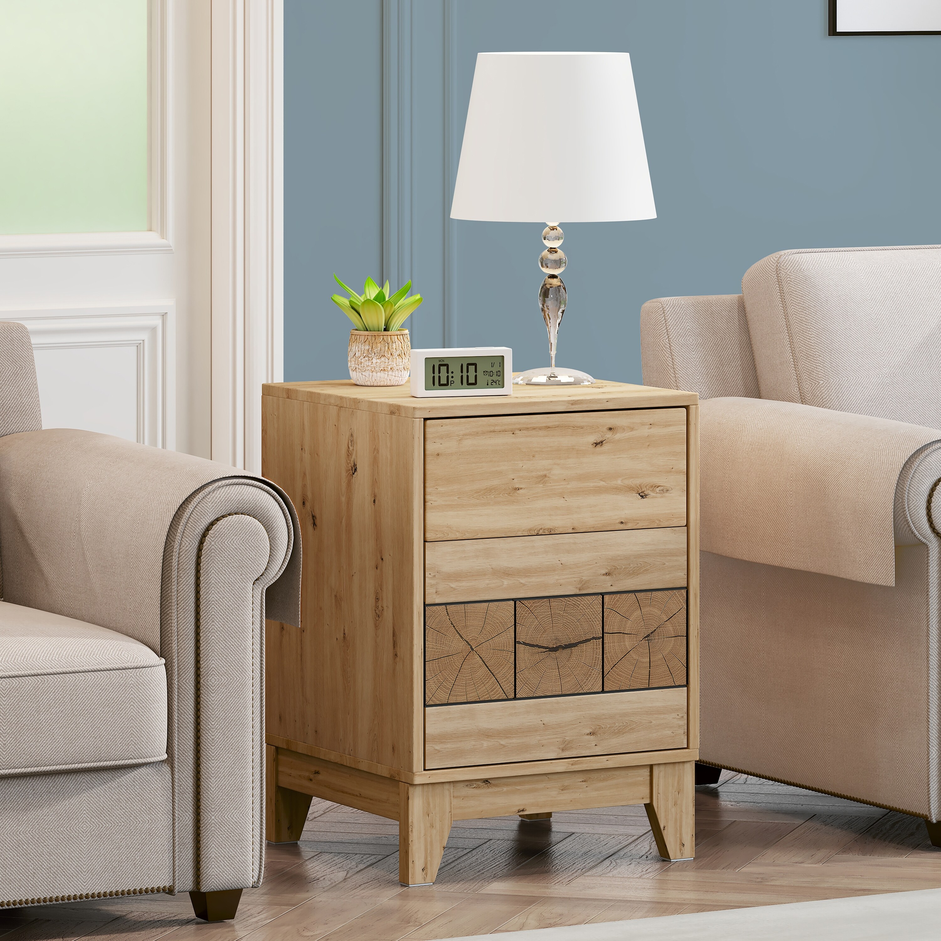15 inch top night stand