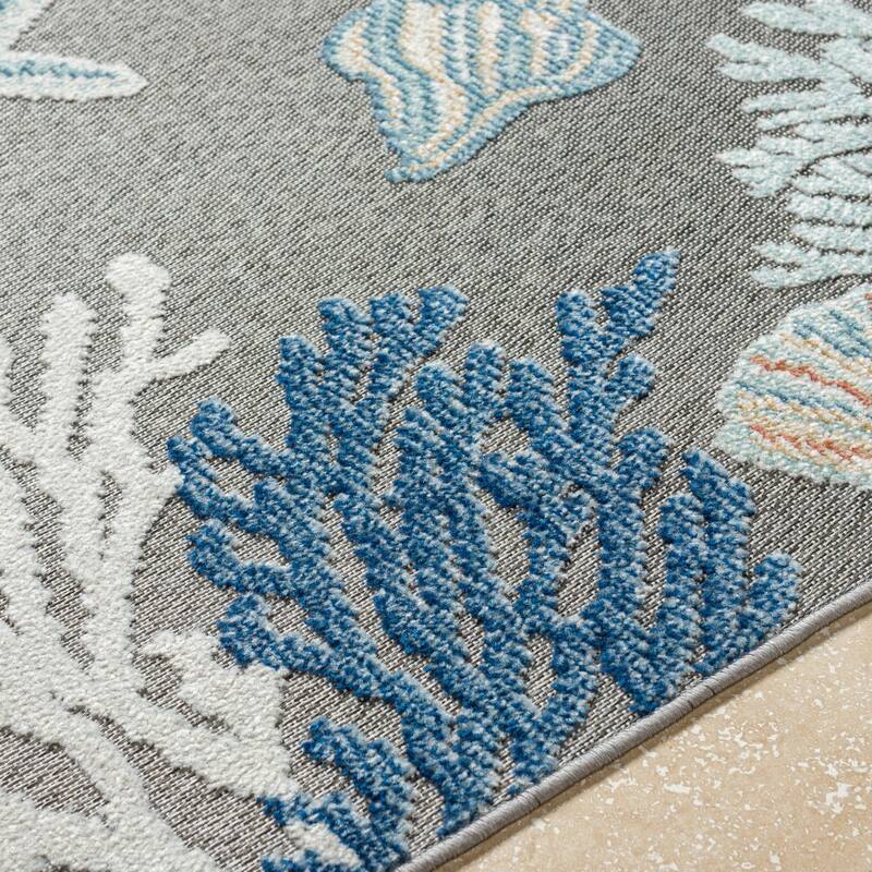 Livabliss Lakeside Coastal Indoor/Outdoor Area Rug