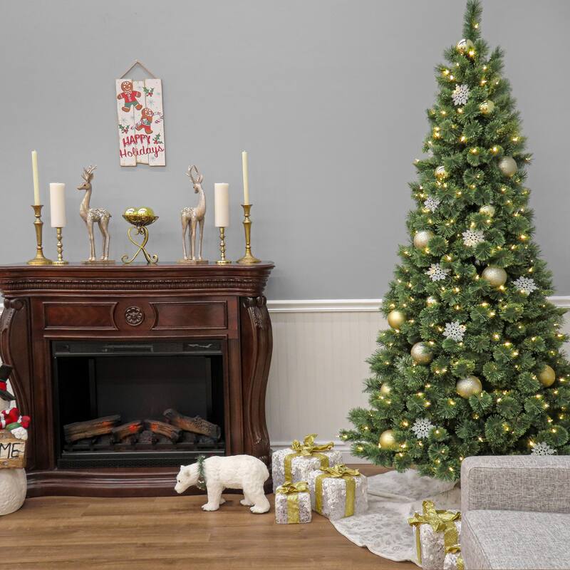 National Tree Company 7.5 ft. Pre-Lit Pilchuck Pine Tree with LED Lights - 7.5 Foot