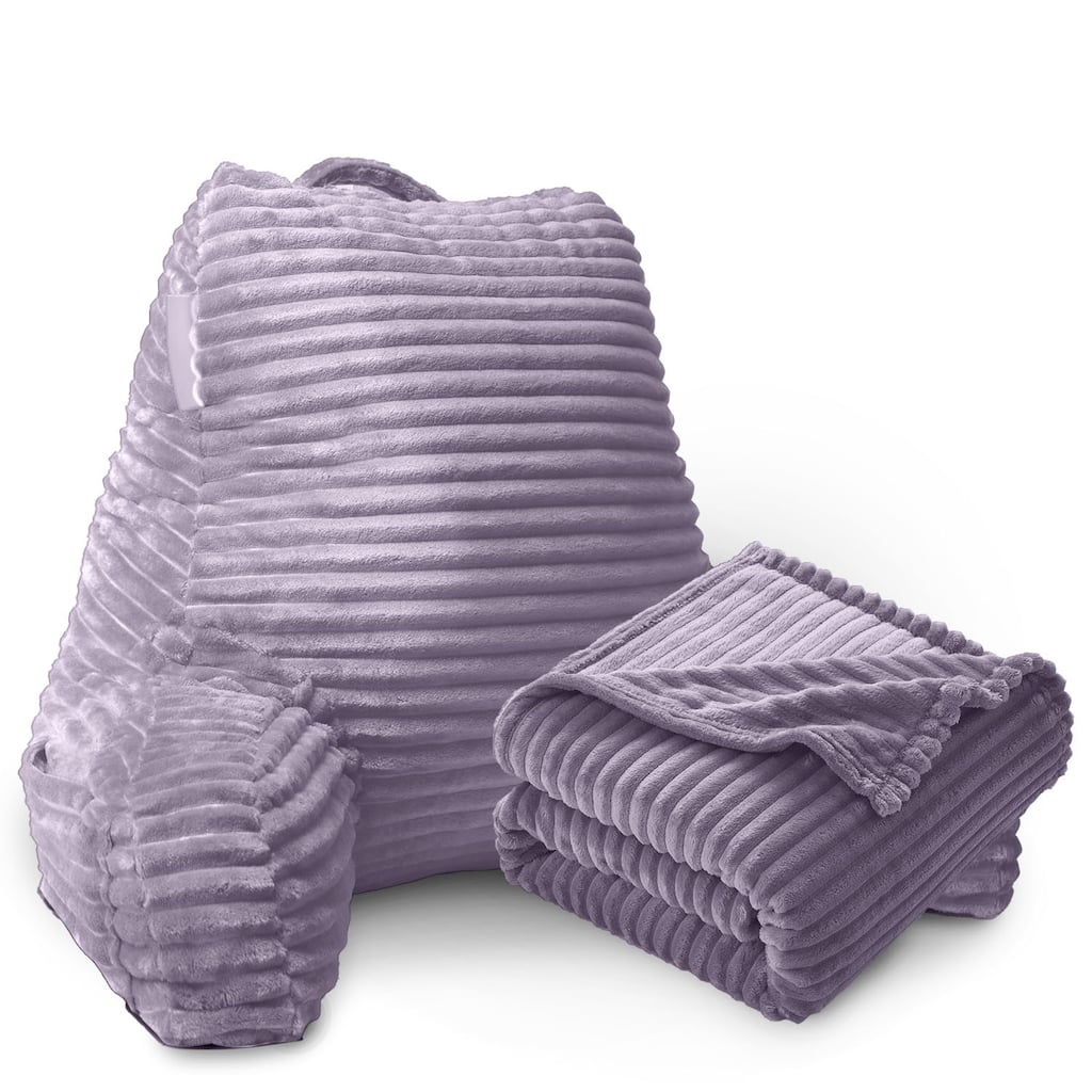 Empyrean Reading Pillow for Bed Adult with Fleece Blanket