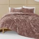 Wonderful Diamond Velvet 3 Piece Quilt Set
