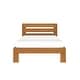 preview thumbnail 12 of 21, Max & Lily Farmhouse Full Platform Bed with Plank Headboard