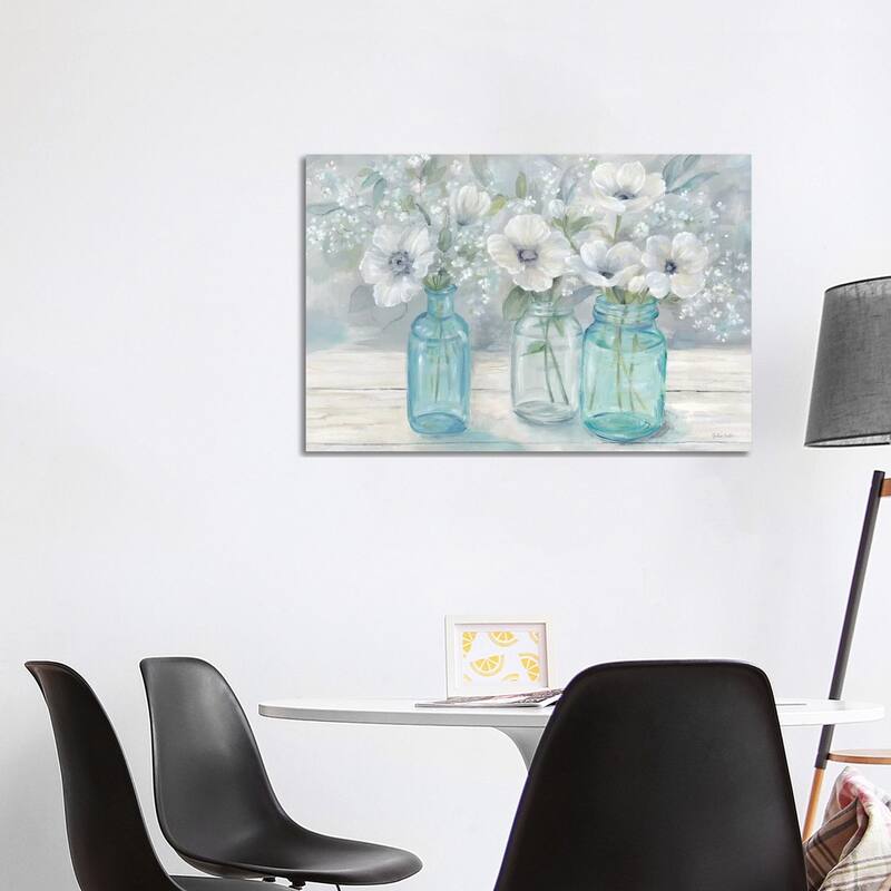 iCanvas "Vintage Jar Bouquet Landscape" by Cynthia Coulter Canvas Print - 26x40x1.5