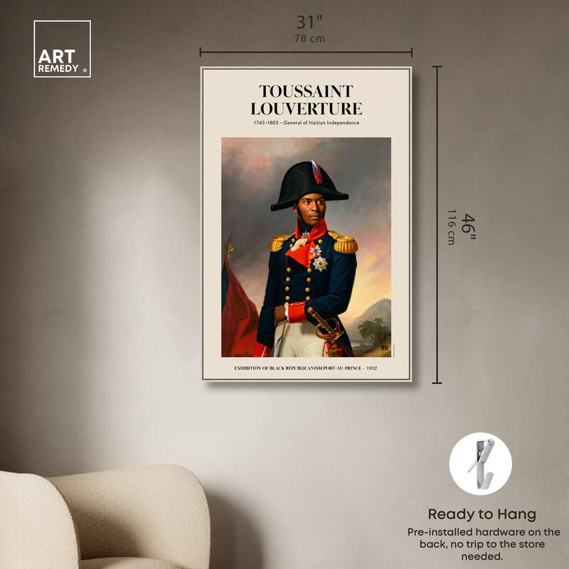 Toussant Louverture Canvas by Art Remedy