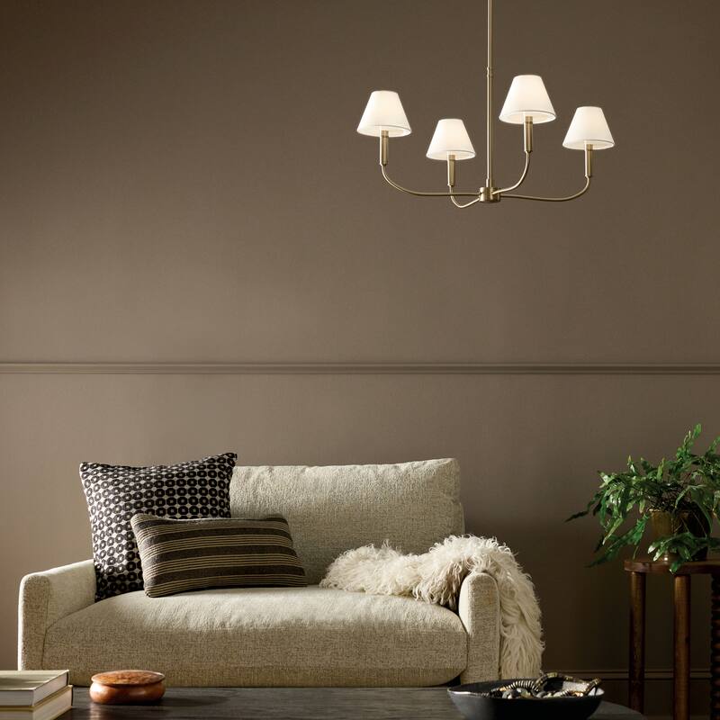 Eadie 30.75 Inch 4 Light Chandelier in Champagne Bronze