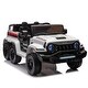 preview thumbnail 1 of 58, Powerful 4WD 24V Kids Ride-On with Rocking Mode, Parental Control, LED Lights White