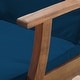 preview thumbnail 34 of 41, Perla Acacia Wood Chaise Lounge (Set of 2) by Christopher Knight Home