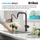 preview thumbnail 151 of 165, Kraus Urbix Industrial Solid Brass Kitchen Faucet