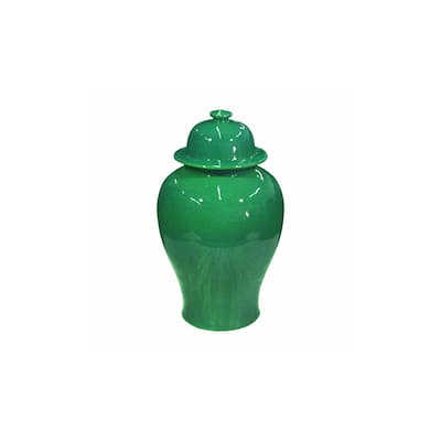Handmade Emerald Temple Decorative Jar