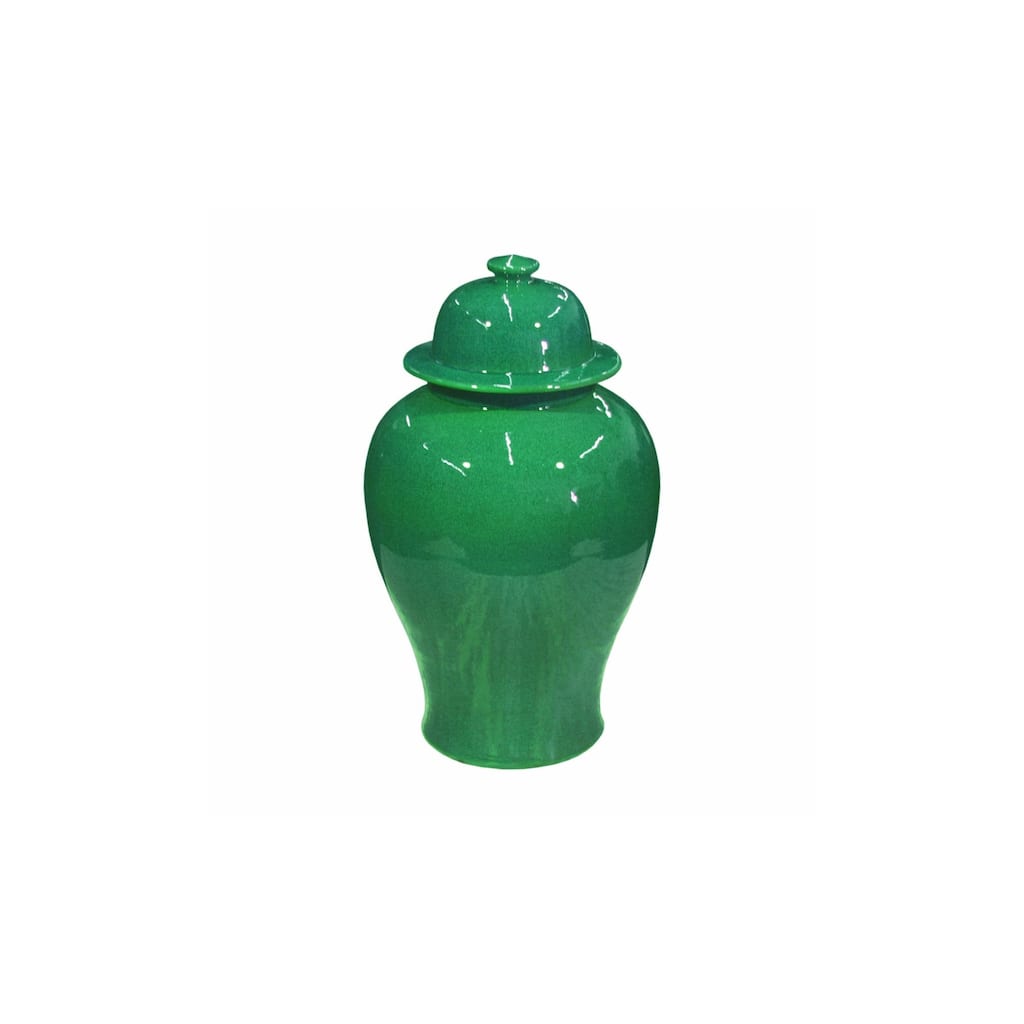 Handmade Emerald Temple Decorative Jar