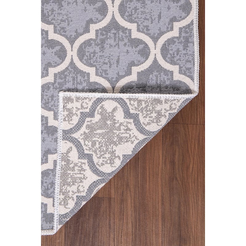 SussexHome Non-skid Ultra-thin Blended Runner Rug - 20" x 59"