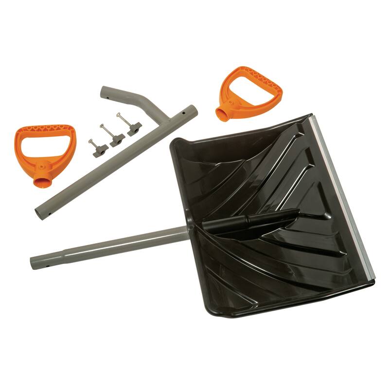 Ergie Systems Steel Shaft Impact Resistant Snow Shovel - 48-Inch