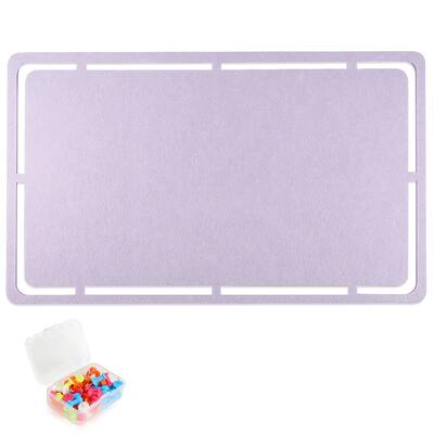 Large Felt Pin Board for Wall, Memo Board 28" x 17", Bulletin Board and Notice Board with 35 Push Pins