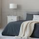 1800 Count Cotton Feel Bed Sheet Set Pillowcases Deep Pocket All Sizes - Grey - Full