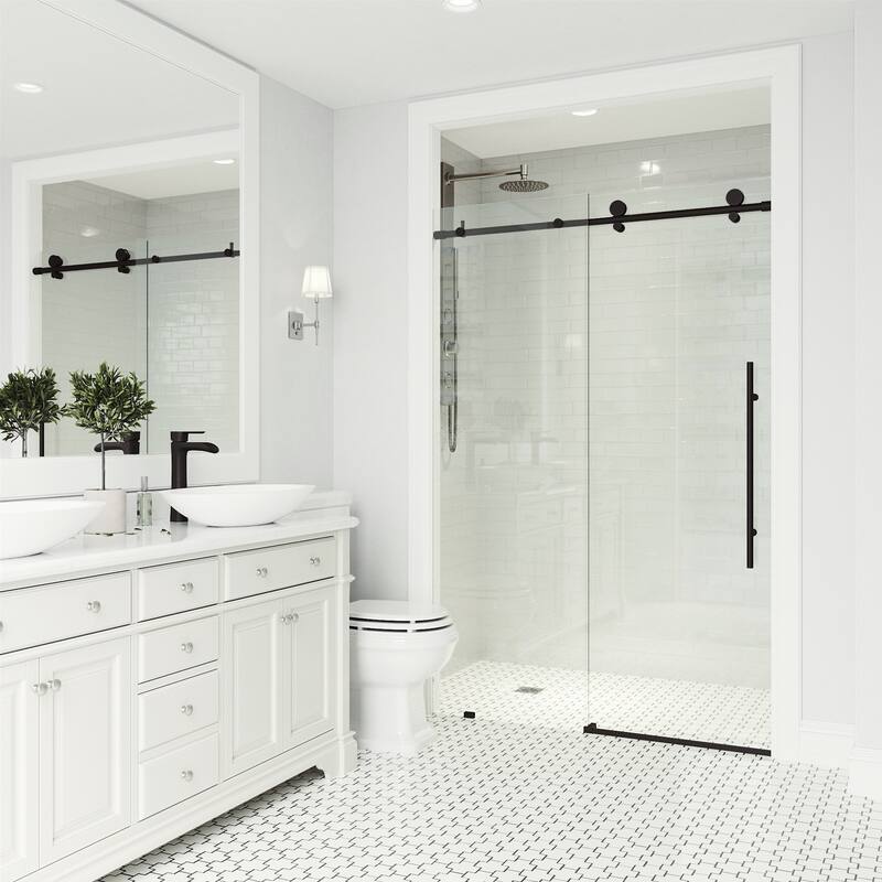VIGO Elan E-Class Frameless Sliding Shower Door
