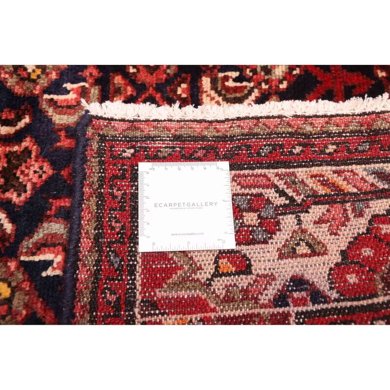 ECARPETGALLERY Hand-knotted Andelz Dark Navy Wool Rug - 3'7 x 9'8