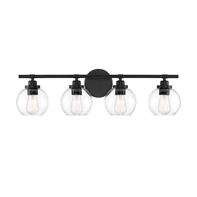 Savoy House Carson 4 Light 30" Wide Bathroom Vanity Light - Matte Black