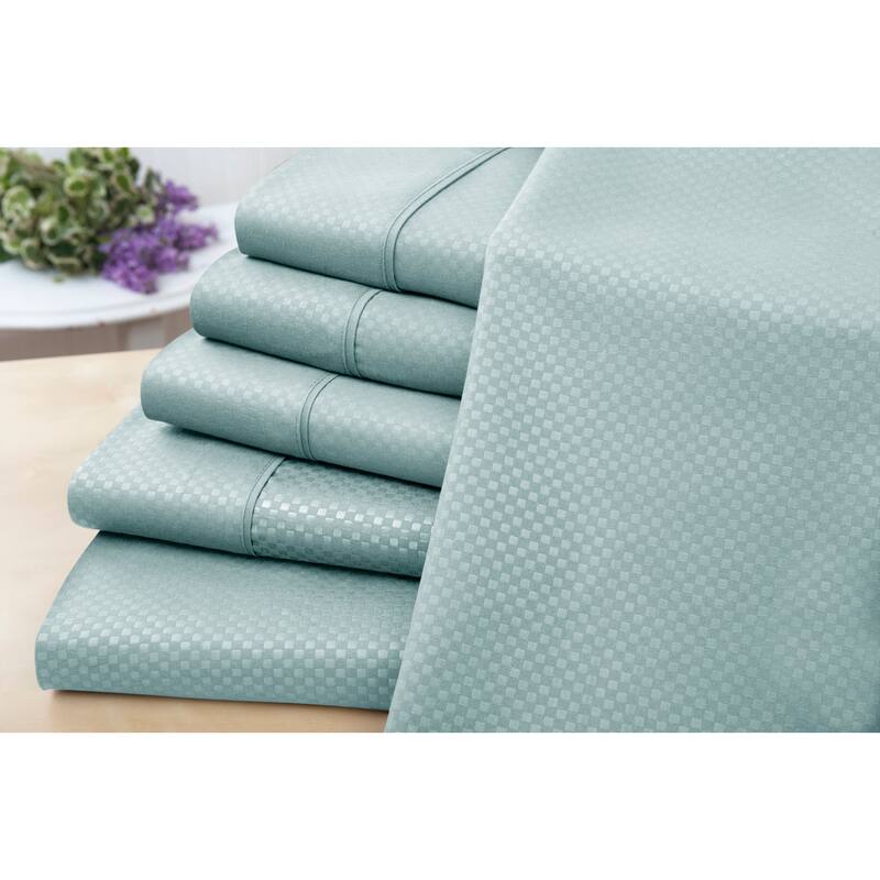 US Army 6 Piece Embossed Check Sheet Set