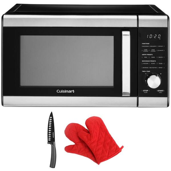 Cuisinart 3 in 1 Microwave AirFryer Plus with Chef's Knife and Timer